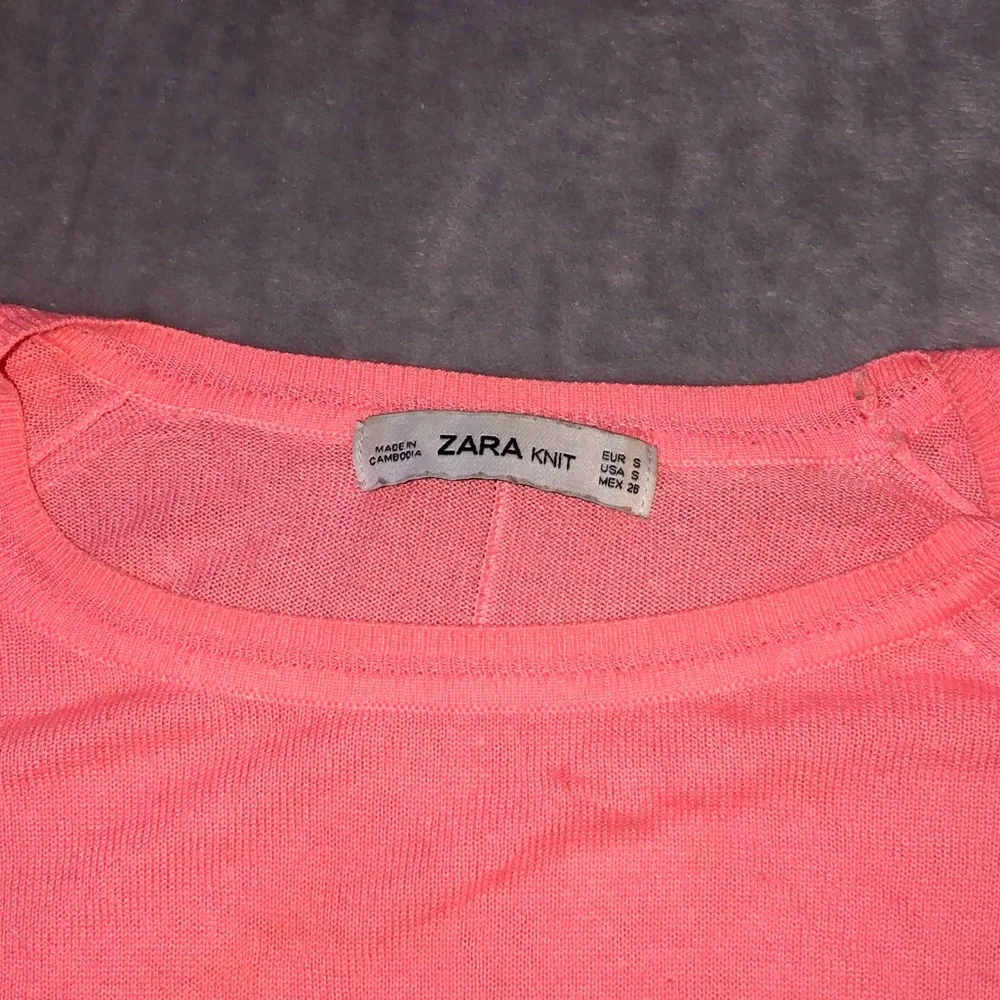 Zara knit lightweight pink long sleeve - Picture 3 of 8